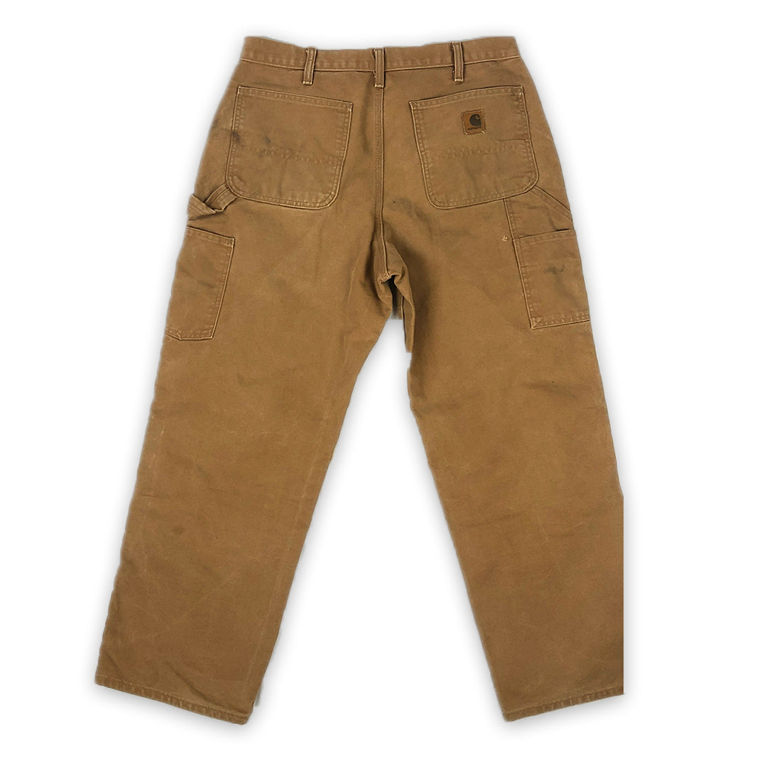 Vintage Carhartt Brown Work Carpenter Pants Size 30x29 – Thrift Sh