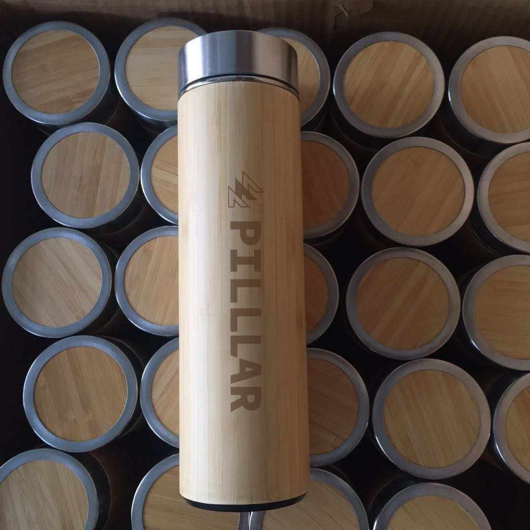 Peace Bamboo Water Bottle