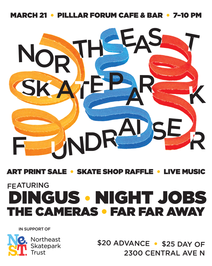 Music: Northeast Skatepark Fundraiser - 3/21/2025