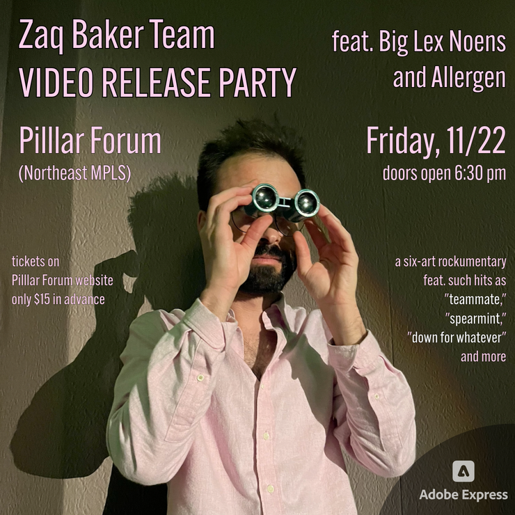 Music: Zaq Baker, Allergen, Big Lex Noens - 11/22/2024