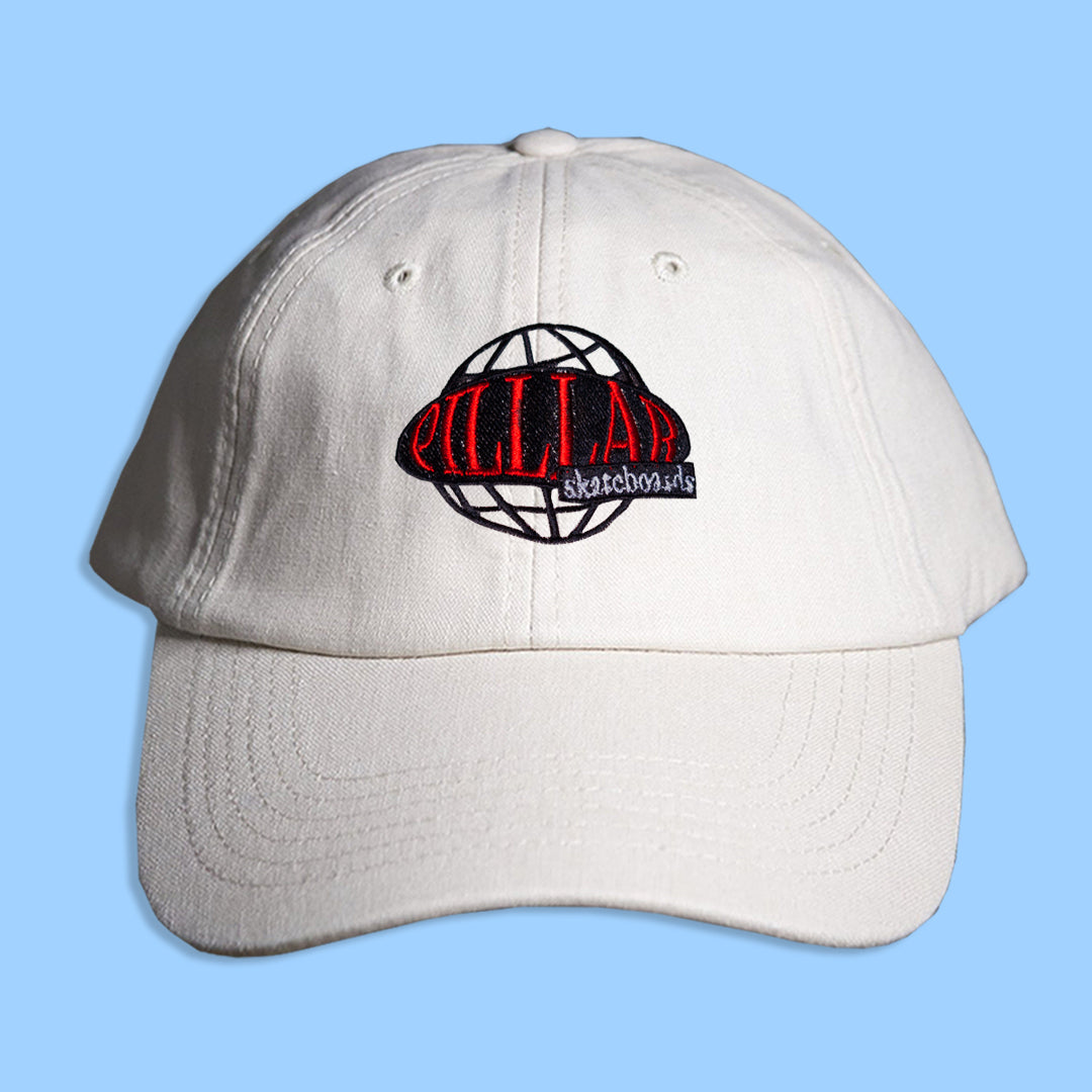 PILLLAR Globe Logo White